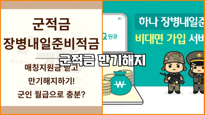 군적금 만기해지