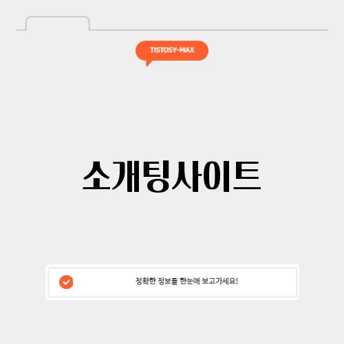 소개팅사이트
