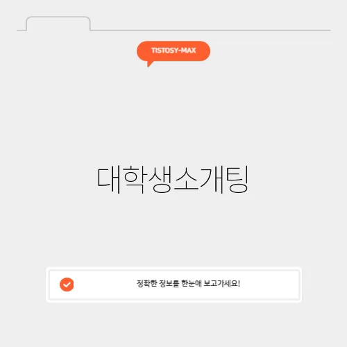 대학생소개팅