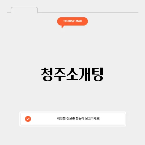 청주소개팅