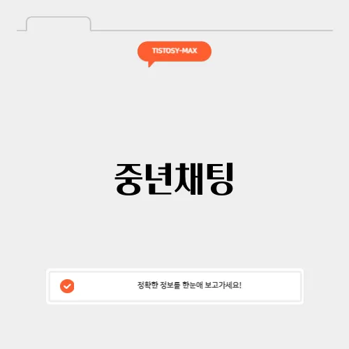 중년채팅