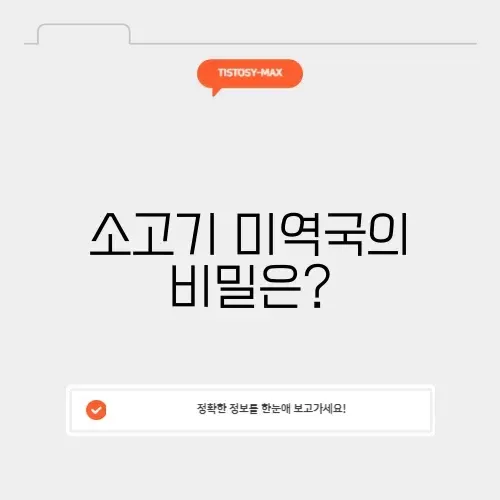 소고기 미역국