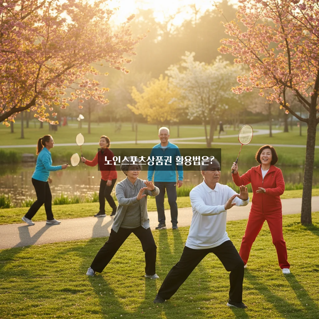 노인스포츠상품권 활용법 완벽 가이드 관련 이미지 1