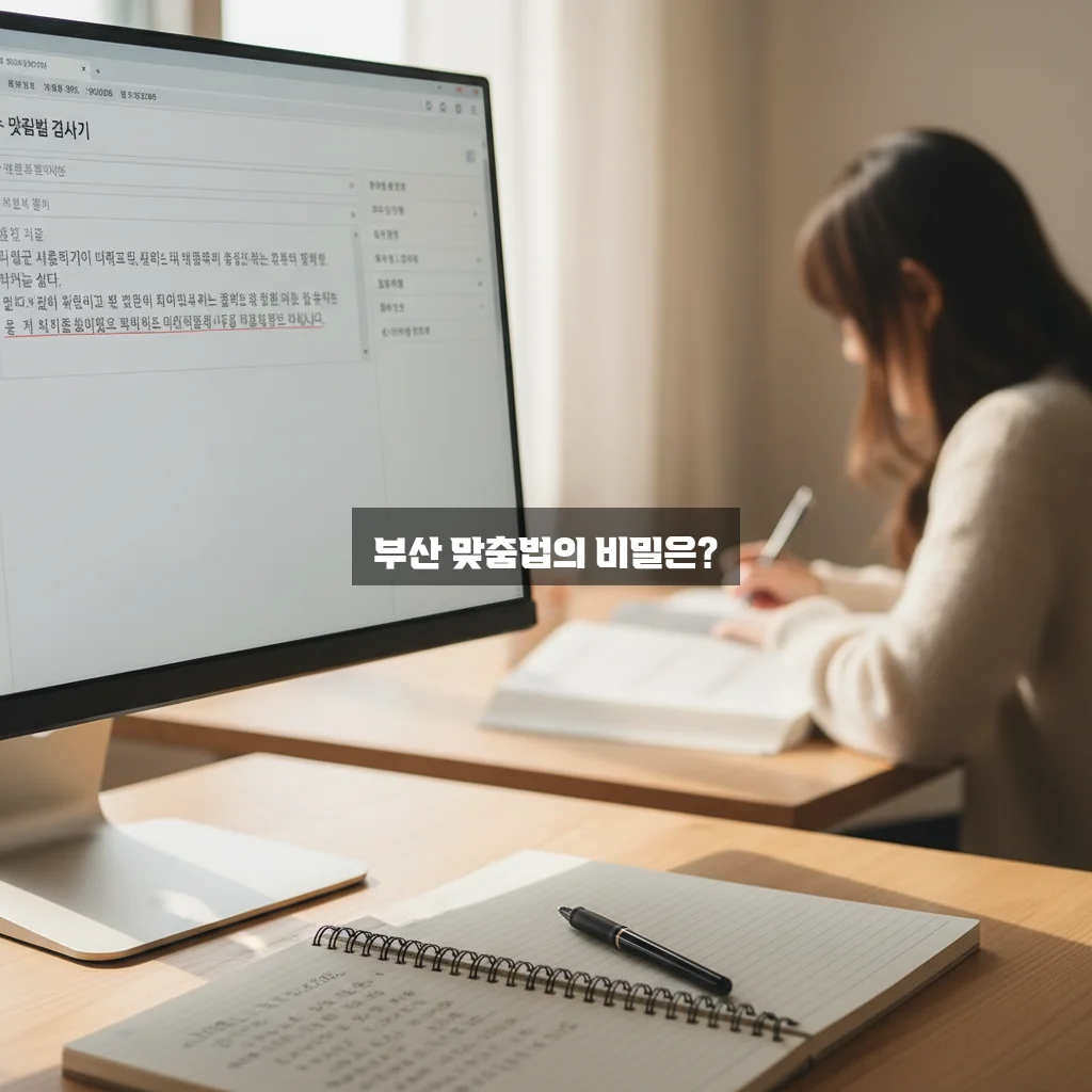 부산 맞춤법 검사기 완벽 가이드 알아보기 관련 이미지 1