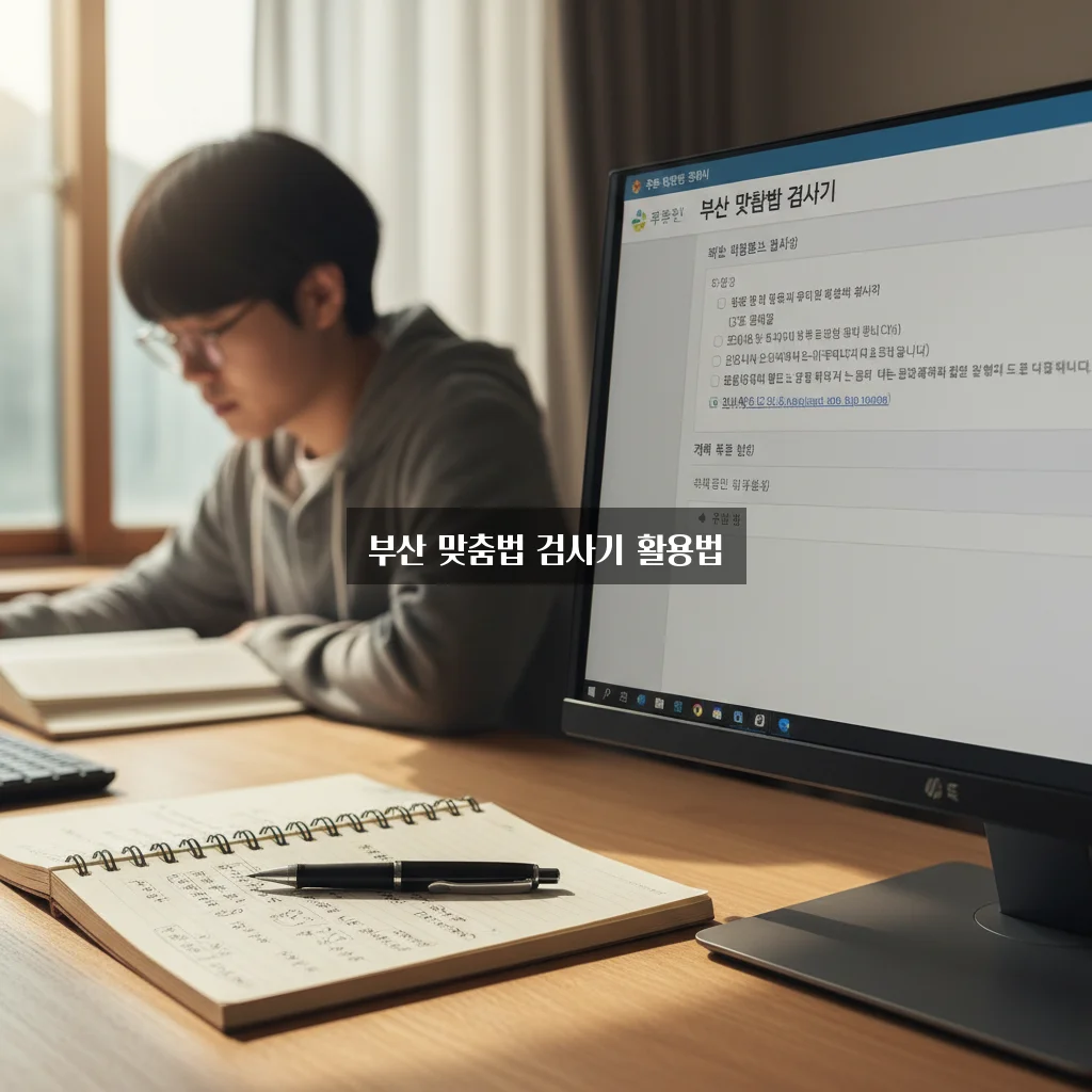 부산 맞춤법 검사기 완벽 가이드 알아보기 관련 이미지 2