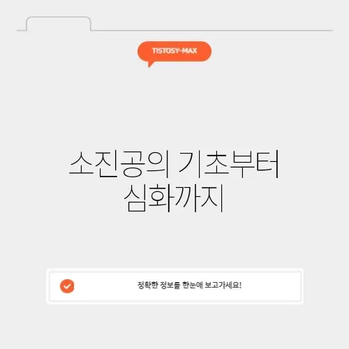 소진공의 모든 것: 완벽 정리하기