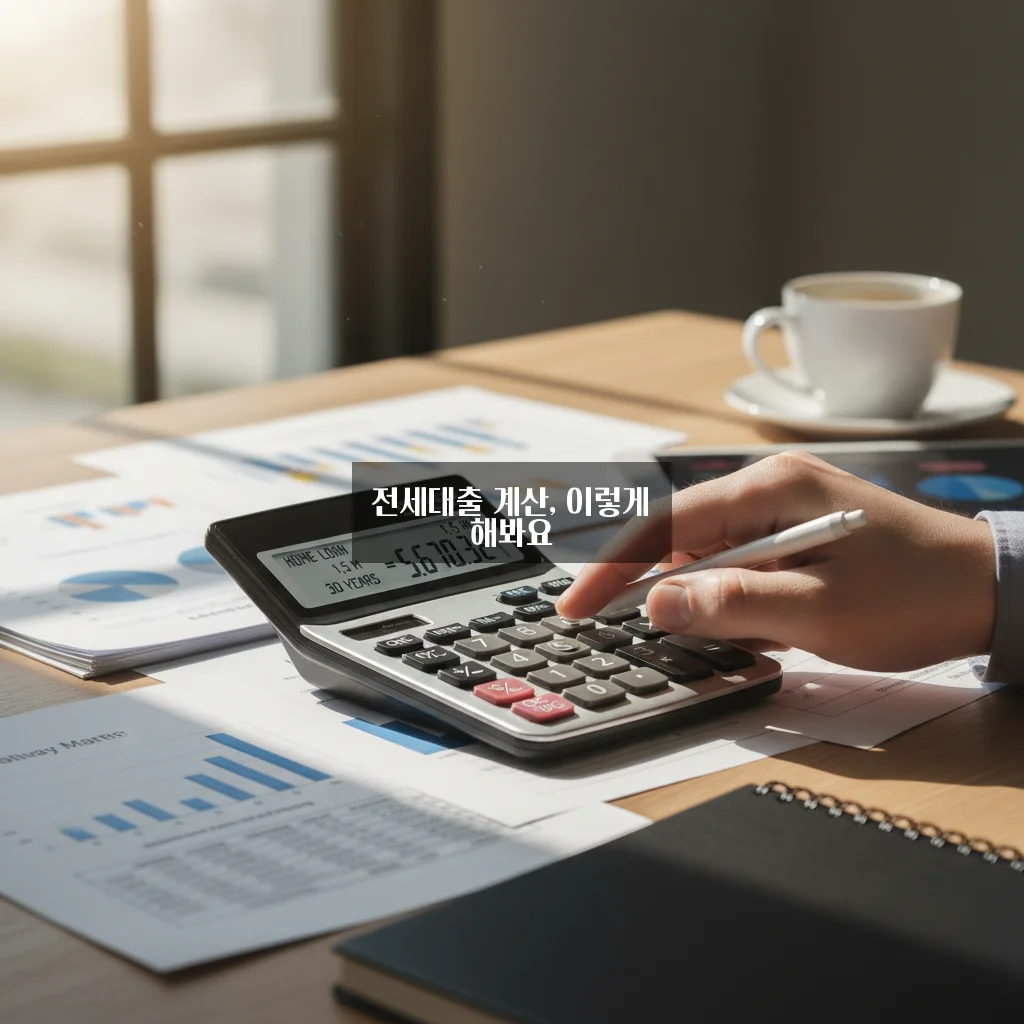 전세자금대출 계산기 사용법 완벽 정리하기 관련 이미지 1