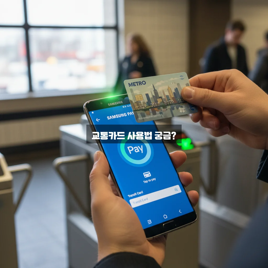 삼성페이 교통카드 등록 및 사용법 관련 이미지 1