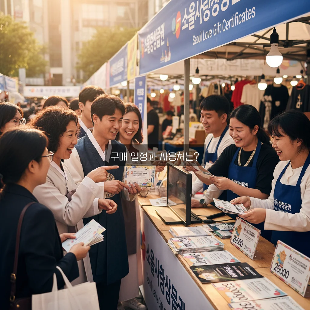 서울사랑상품권 구매 일정 및 사용처 지도 관련 이미지 2