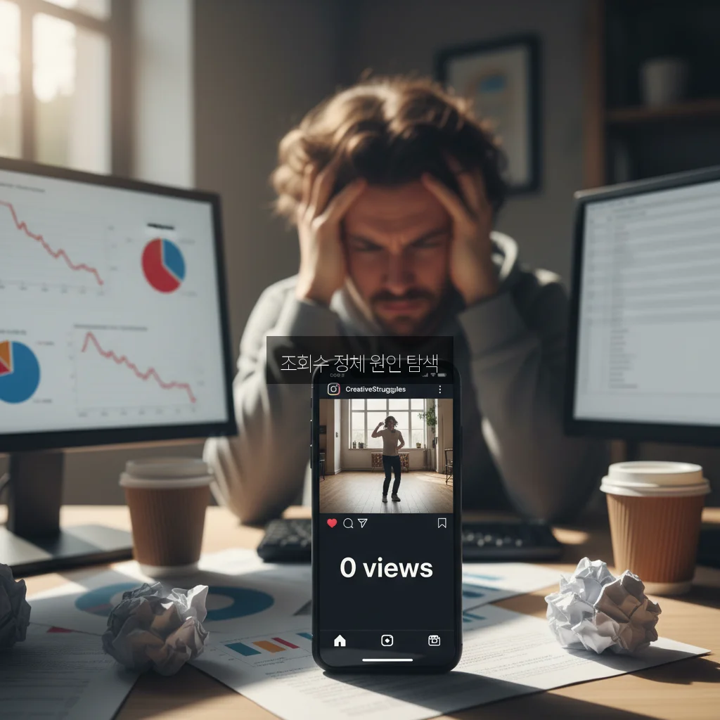 인스타 릴스 조회수 0 멈춤 현상 해결 (섀도우밴 확인) 관련 이미지 1