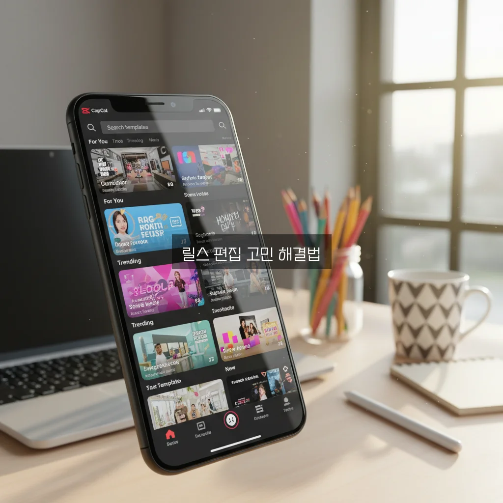 인스타 릴스 편집 어플 추천 (캡컷 템플릿 연동) 관련 이미지 1