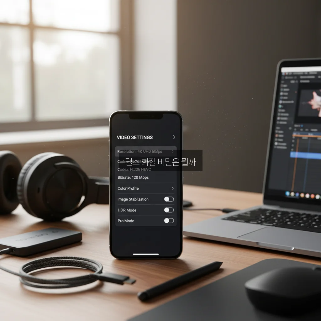 인스타 릴스 화질 깨짐 고화질 업로드 설정법 관련 이미지 2