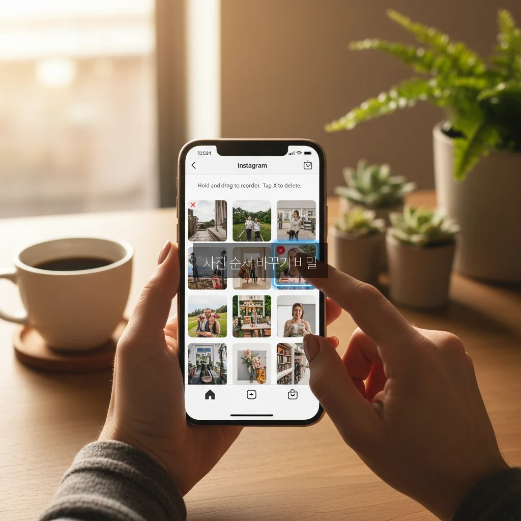 인스타 사진 순서 변경 및 삭제 후 복구 방법 관련 이미지 1