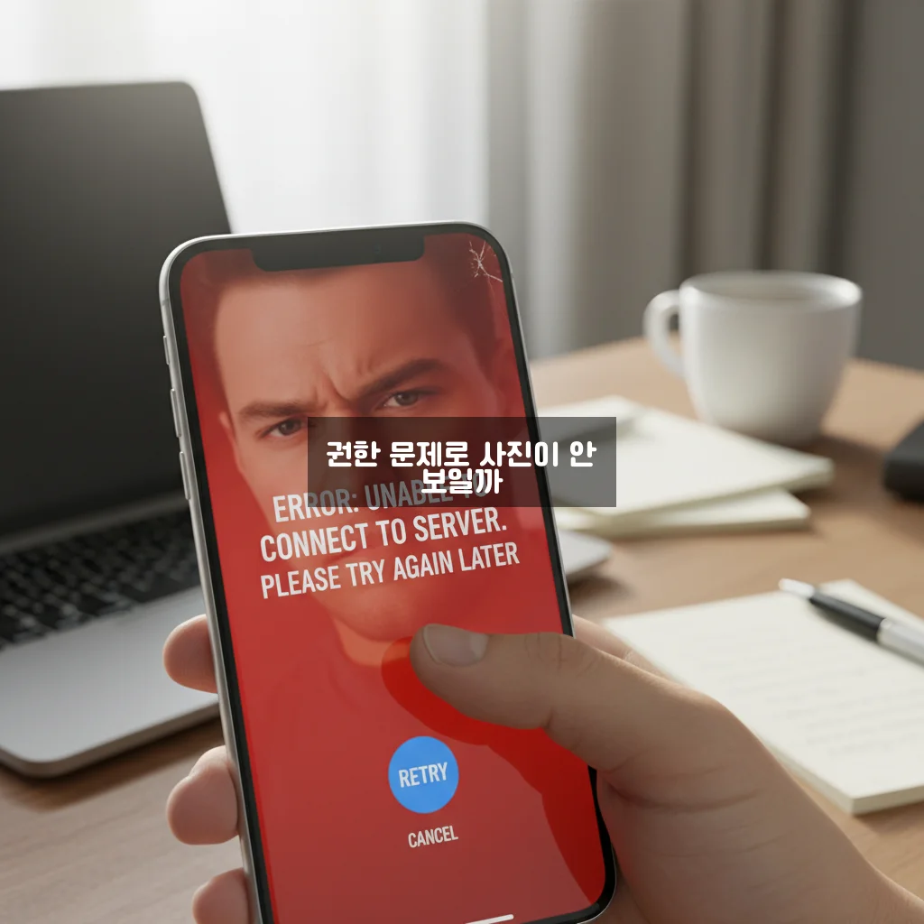 인스타 사진 저장 오류 검은 화면 해결 (권한 설정) 관련 이미지 1