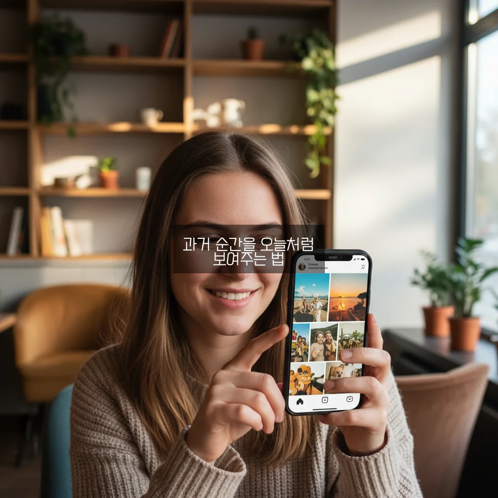 인스타 스토리 날짜 변경 및 과거 사진 오늘처럼 올리기 관련 이미지 2