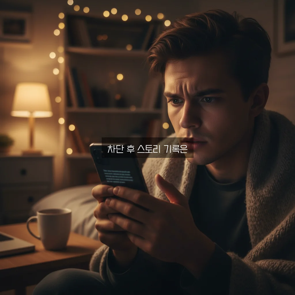 인스타 스토리 몰래 보고 차단하면 기록 남나요? 관련 이미지 2