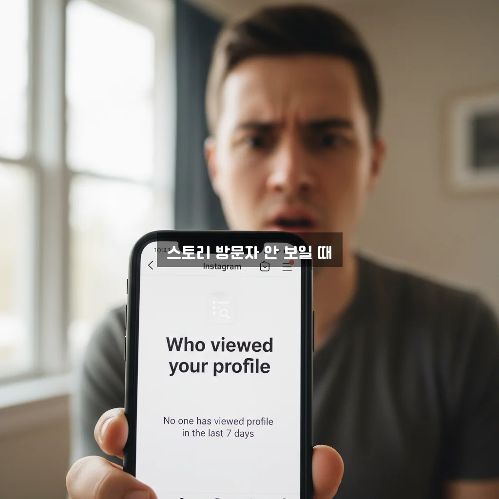 인스타 스토리 방문자 리스트 안 뜸 오류 해결 관련 이미지 2