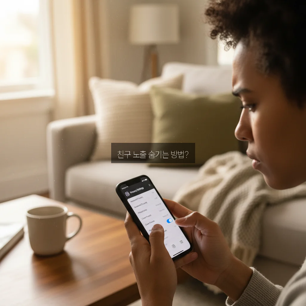 인스타 함께 아는 친구 안 뜨게 설정하는 법 관련 이미지 3