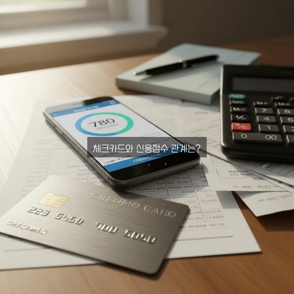체크카드 사용 신용점수 상승 효과 및 금액 관련 이미지 3