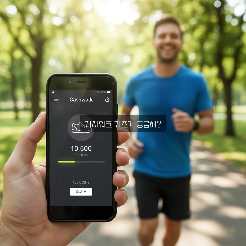 캐시워크 만보기 돈 버는 어플 추천 및 퀴즈 정답 관련 이미지 3