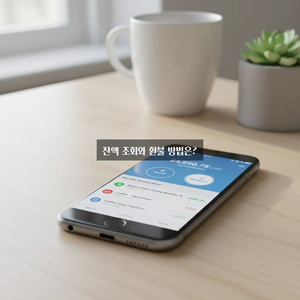 티머니 잔액 조회 및 환불 방법 관련 이미지 2