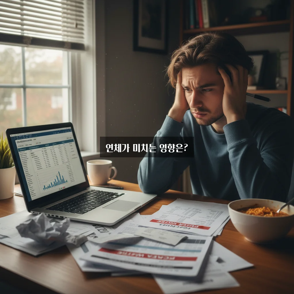 학자금 대출 연체 신용점수 영향 및 해결 관련 이미지 1
