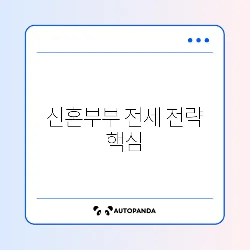 신혼부부를 위한 전세대출 세팅과 수익률 완벽 정리