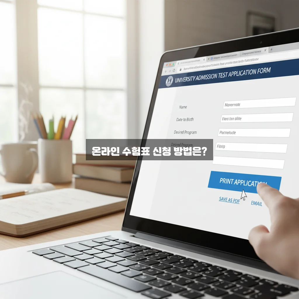 2026 수험표 출력 온라인 신청 방법 완벽 가이드 관련 이미지 1