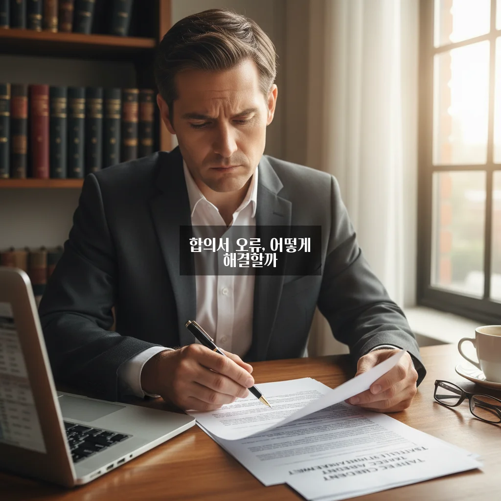 교통사고 합의서 오류 해결 방법 완벽 정리 관련 이미지 1