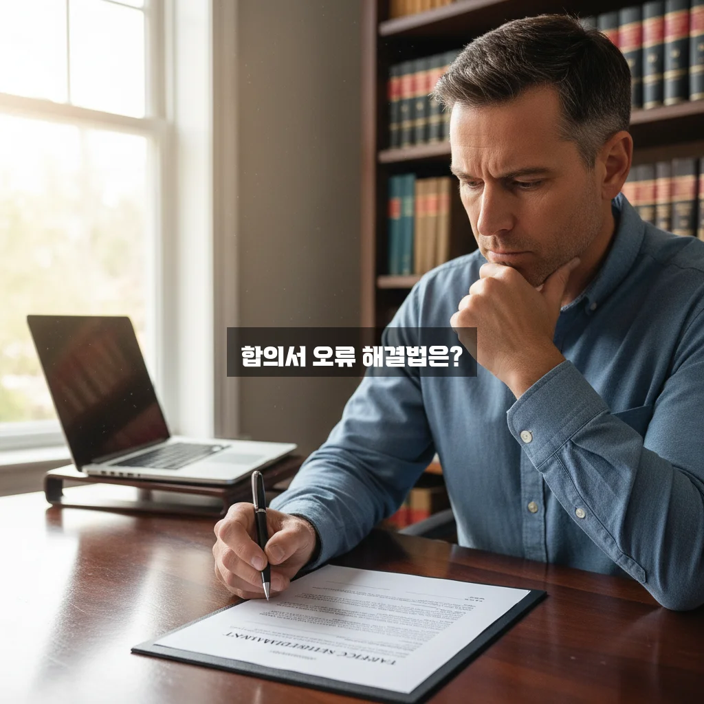 교통사고 합의서 오류 해결 방법 완벽 정리 관련 이미지 2