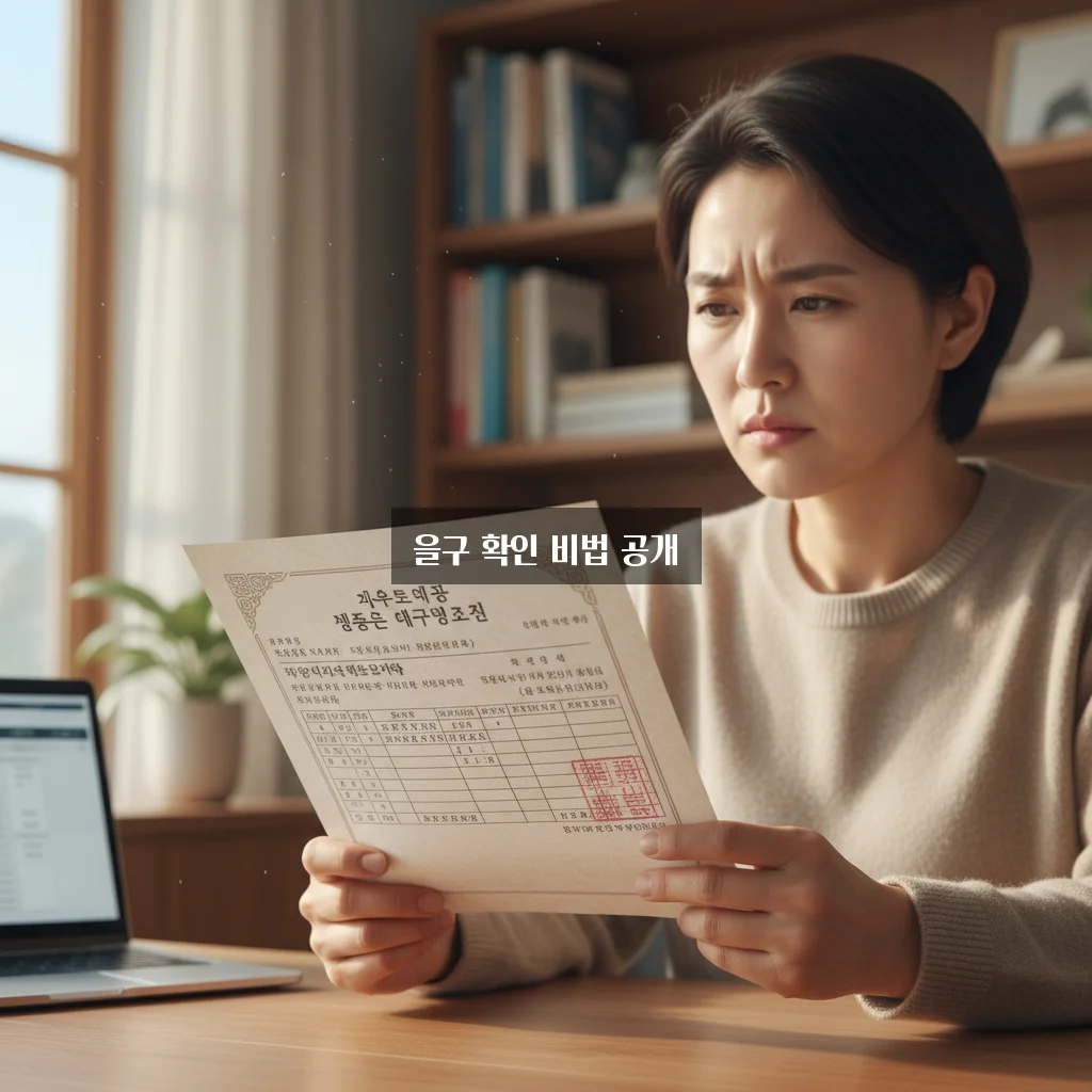 등기부등본 을구 확인하는 완벽 가이드! 관련 이미지 1