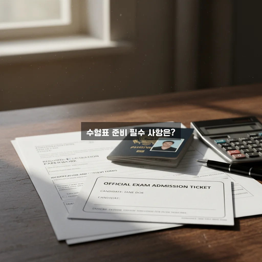수험표 출력에 필요한 서류 완벽 정리하기 관련 이미지 1