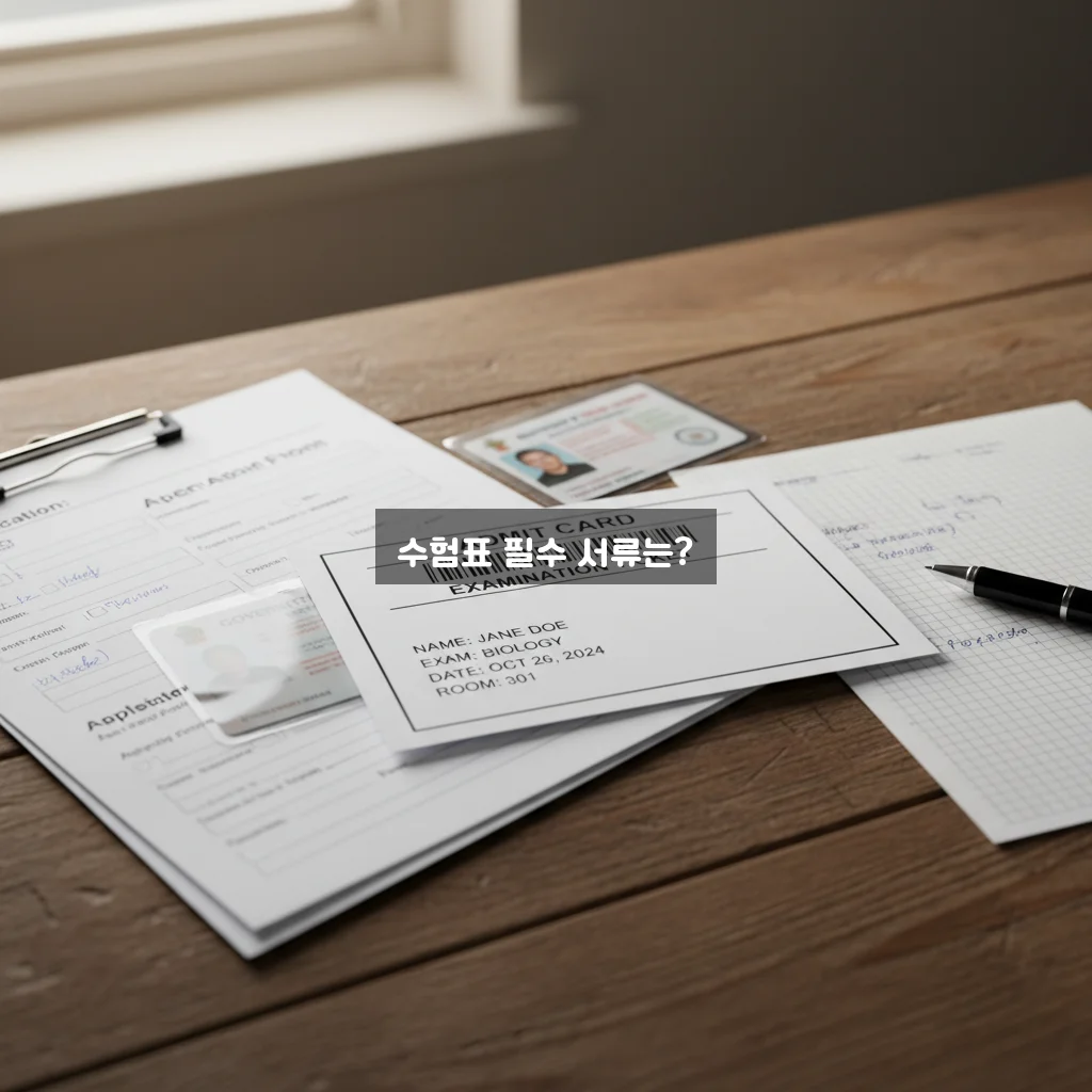 수험표 출력에 필요한 서류 완벽 정리하기 관련 이미지 2