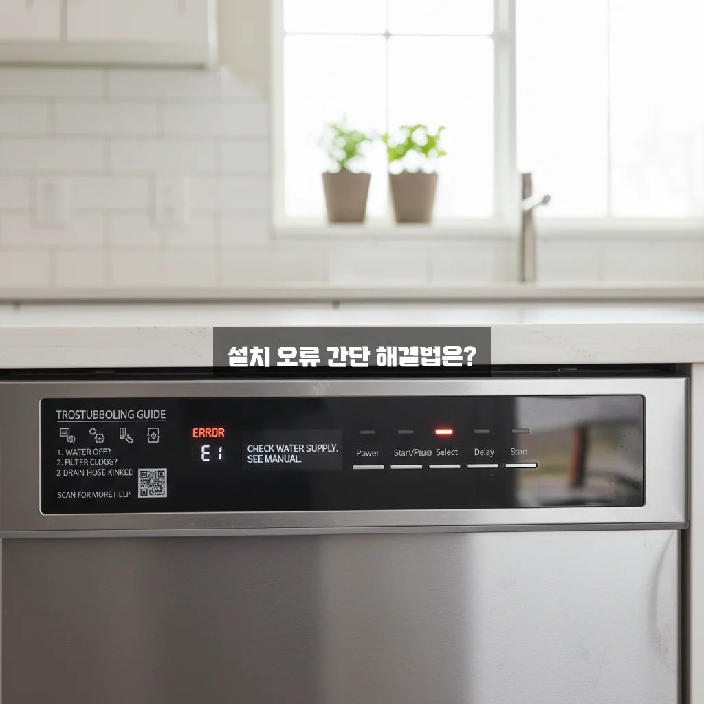식기세척기 설치 오류를 간단히 해결하는 완벽 가이드 관련 이미지 3