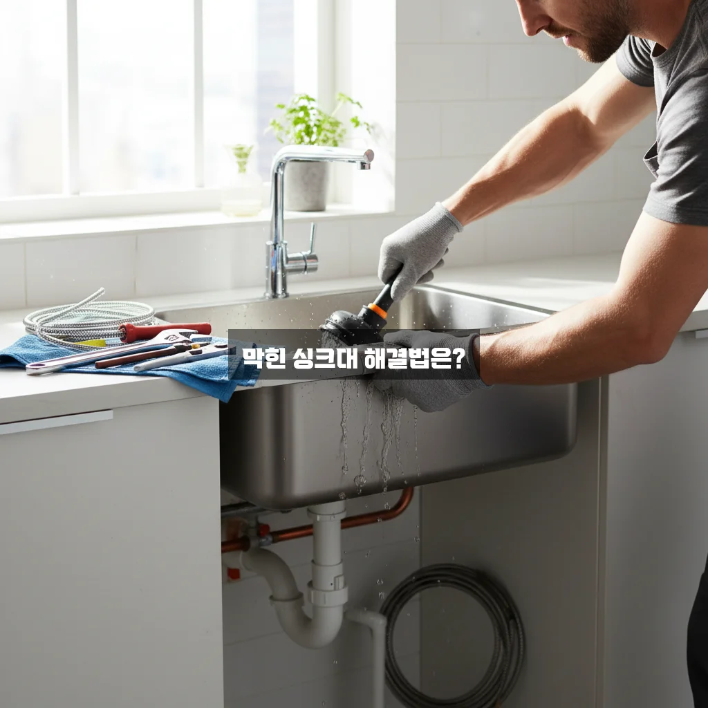 싱크대 막힘 해결하는 똑똑한 방법 완벽 정리! 관련 이미지 1