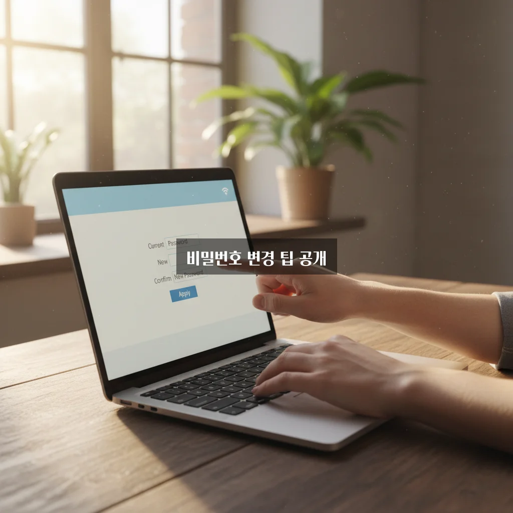 와이파이 비밀번호 변경 방법 완벽 가이드 2026! 관련 이미지 1