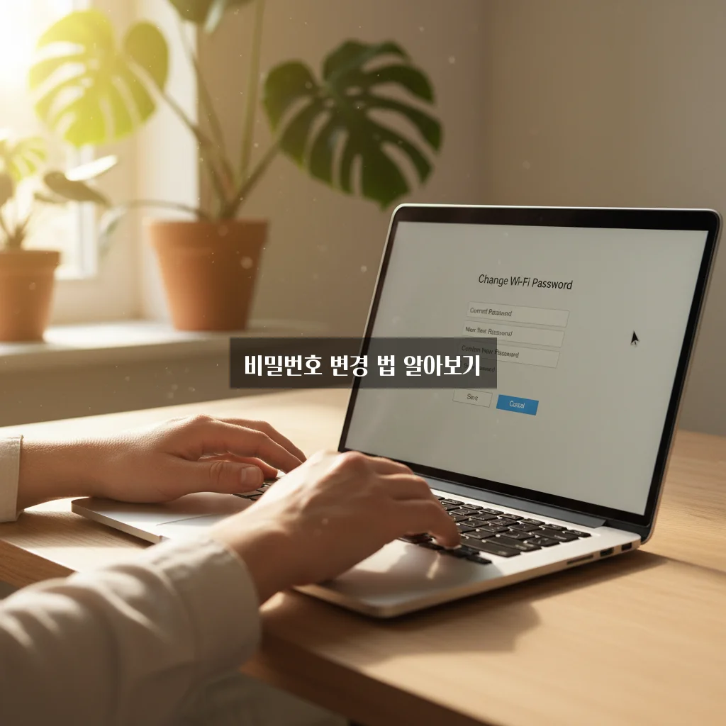 와이파이 비밀번호 변경 방법 완벽 가이드 2026! 관련 이미지 2