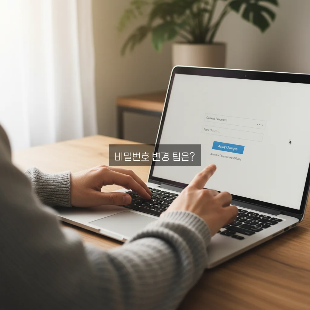 와이파이 비밀번호 변경 방법 완벽 가이드 2026! 관련 이미지 3