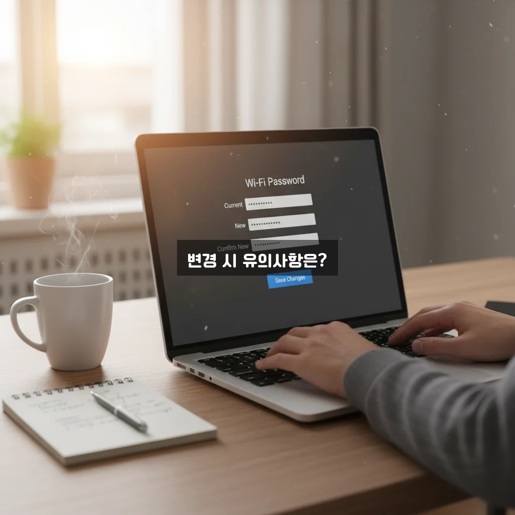 와이파이 비밀번호 변경 시 꼭 확인해야 할 체크리스트 가이드 관련 이미지 1