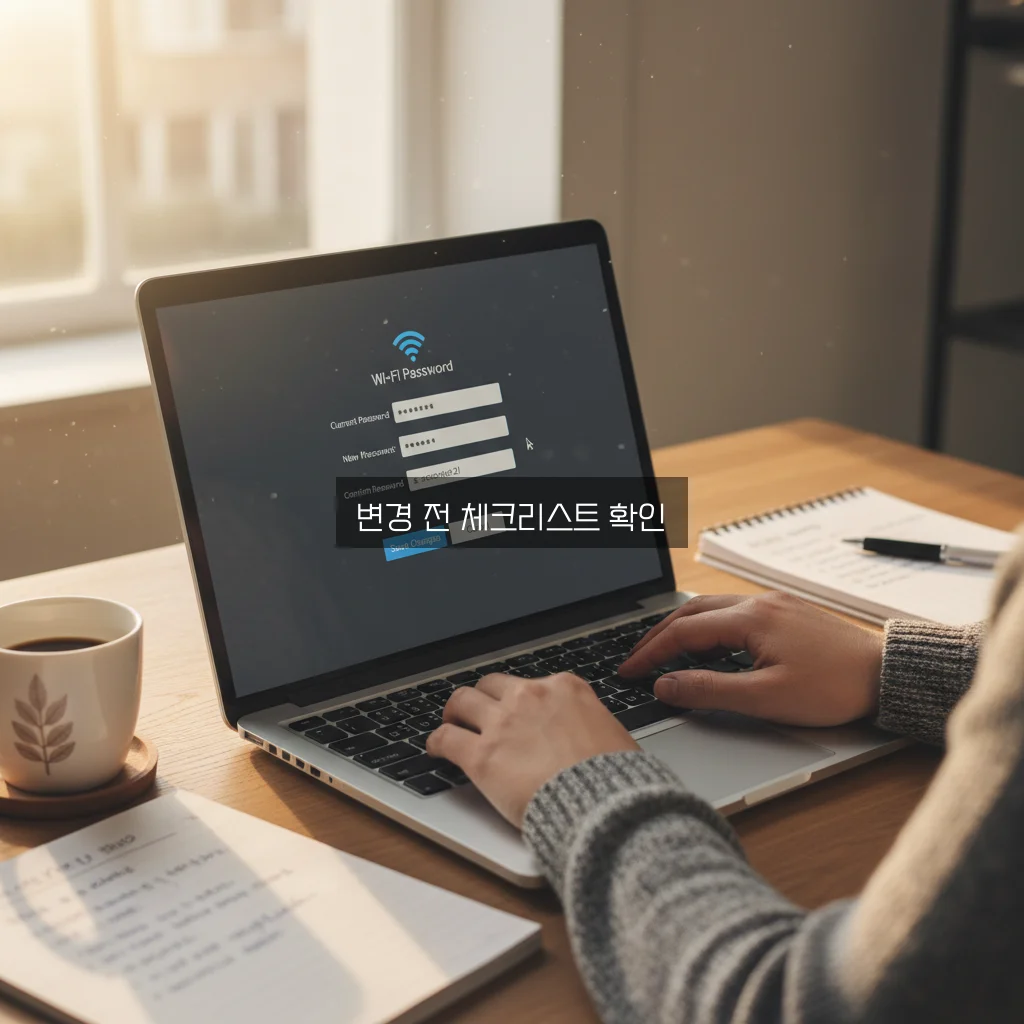 와이파이 비밀번호 변경 시 꼭 확인해야 할 체크리스트 가이드 관련 이미지 2