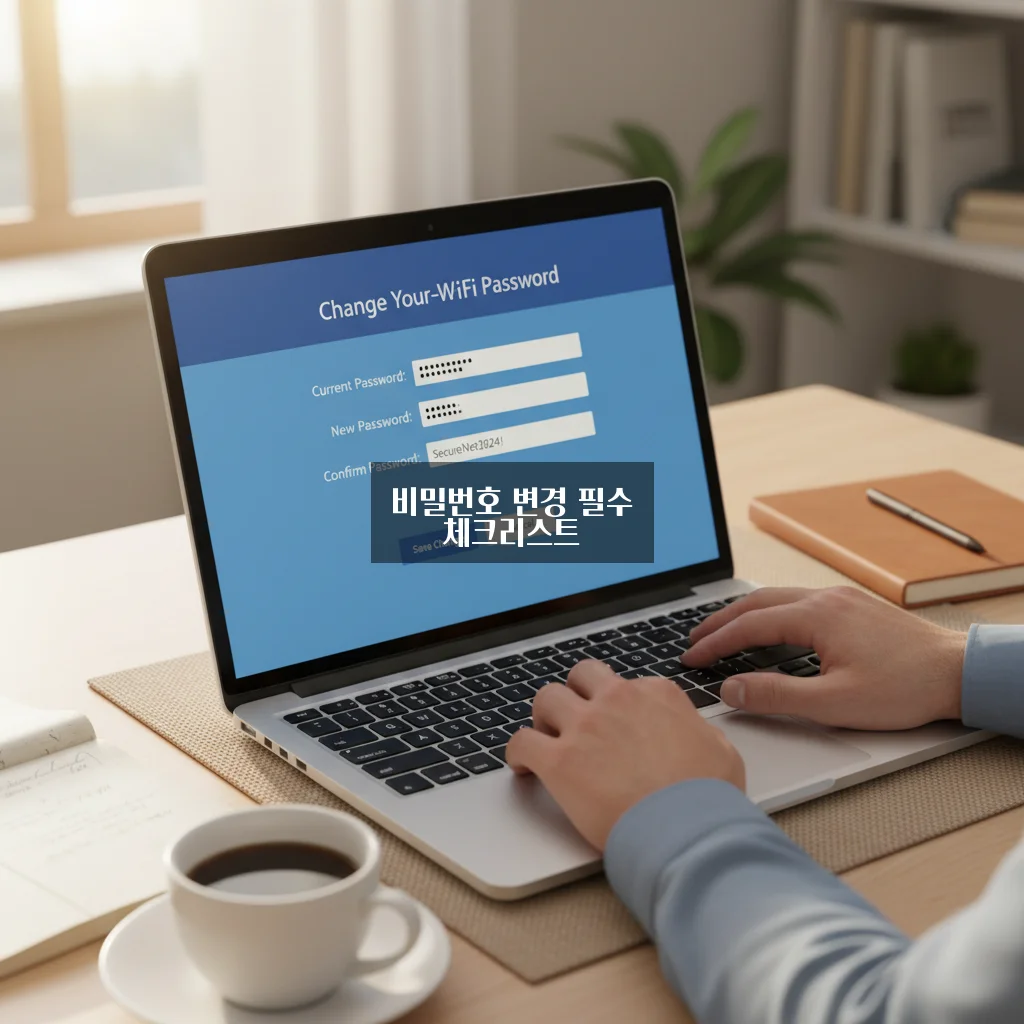 와이파이 비밀번호 변경 시 꼭 확인해야 할 체크리스트 가이드 관련 이미지 3