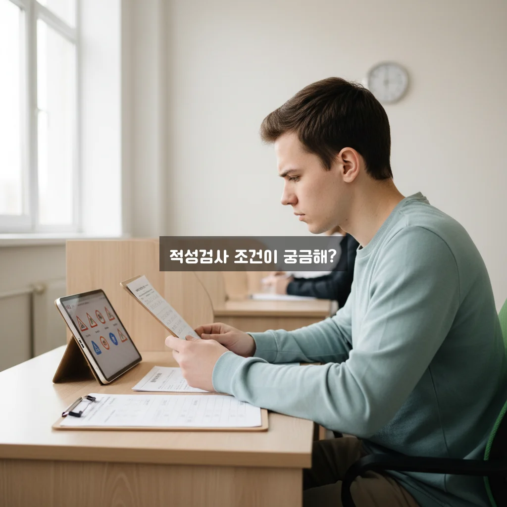 운전면허 적성검사 조건 완벽 정리 및 알아보기 관련 이미지 1