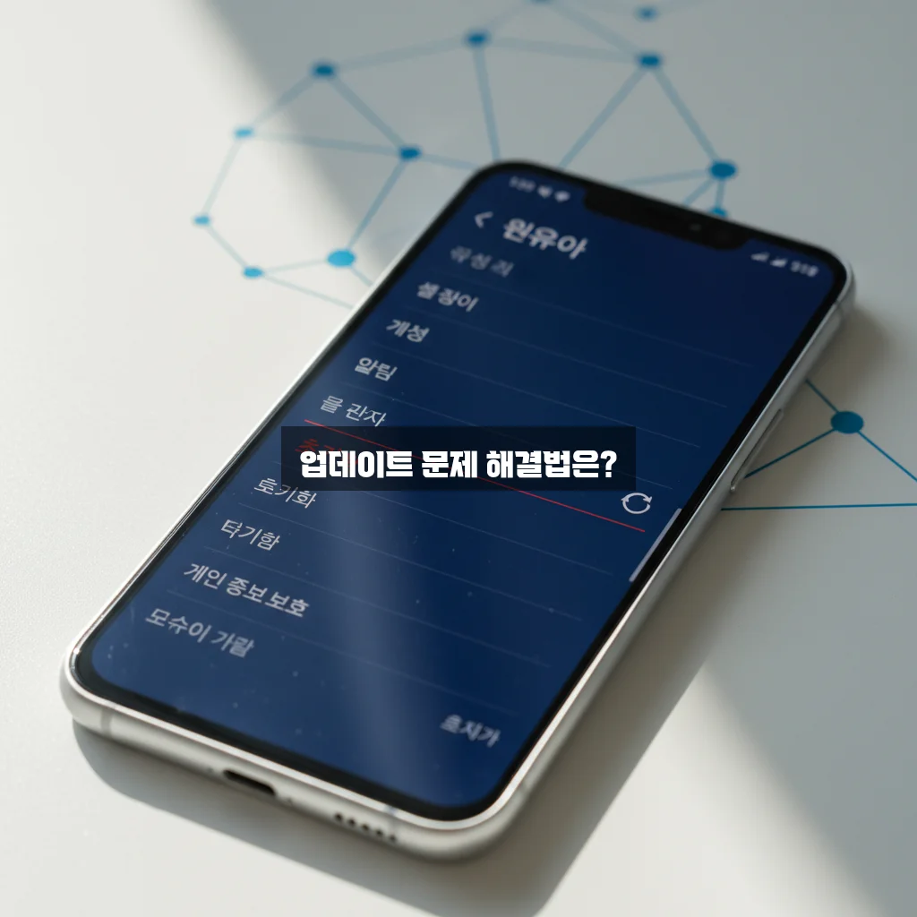 원유아이 업데이트 기능 사라짐? 초기화 방법 완벽 정리하기! 관련 이미지 2