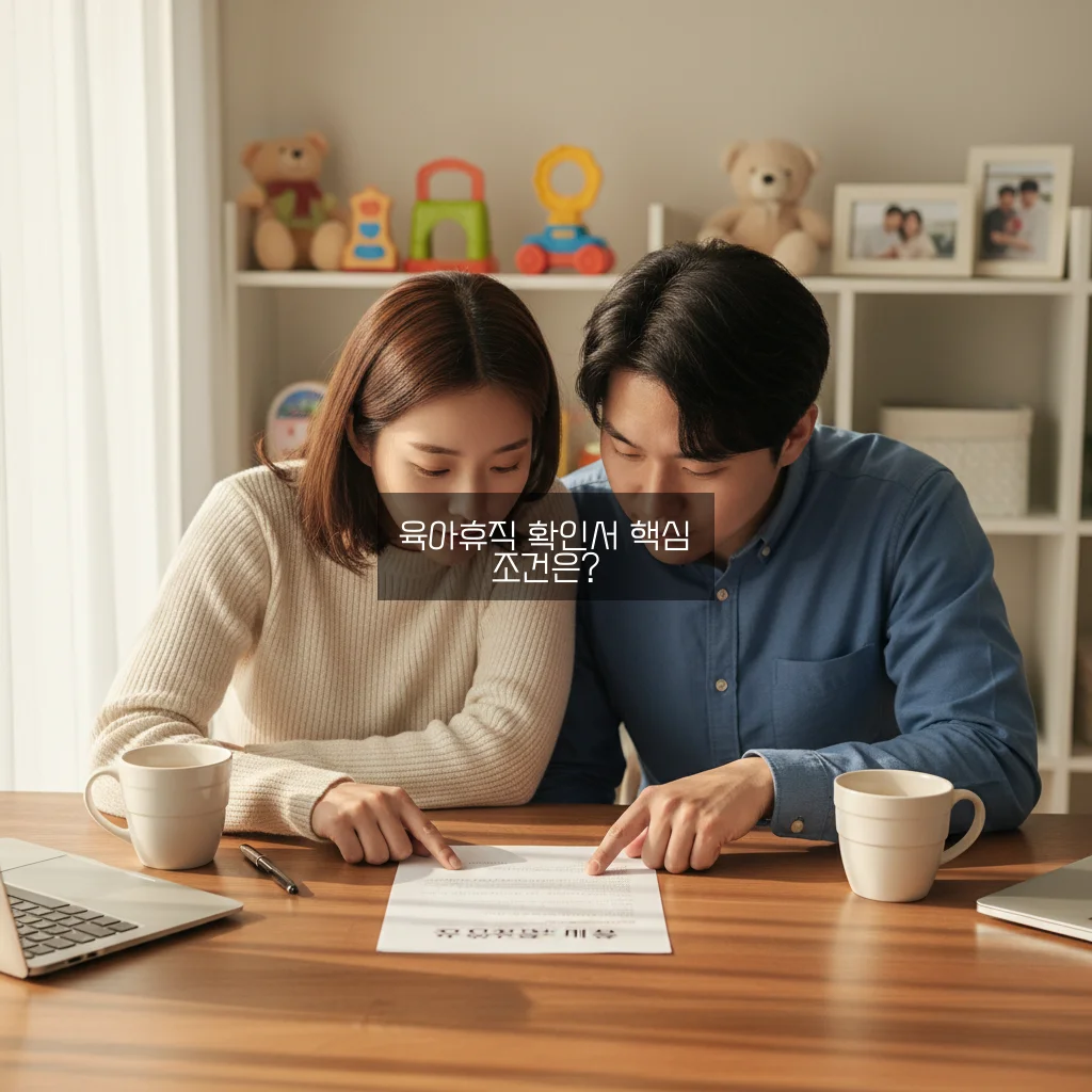 육아휴직 확인서 조건 단계별 완벽 가이드 관련 이미지 1