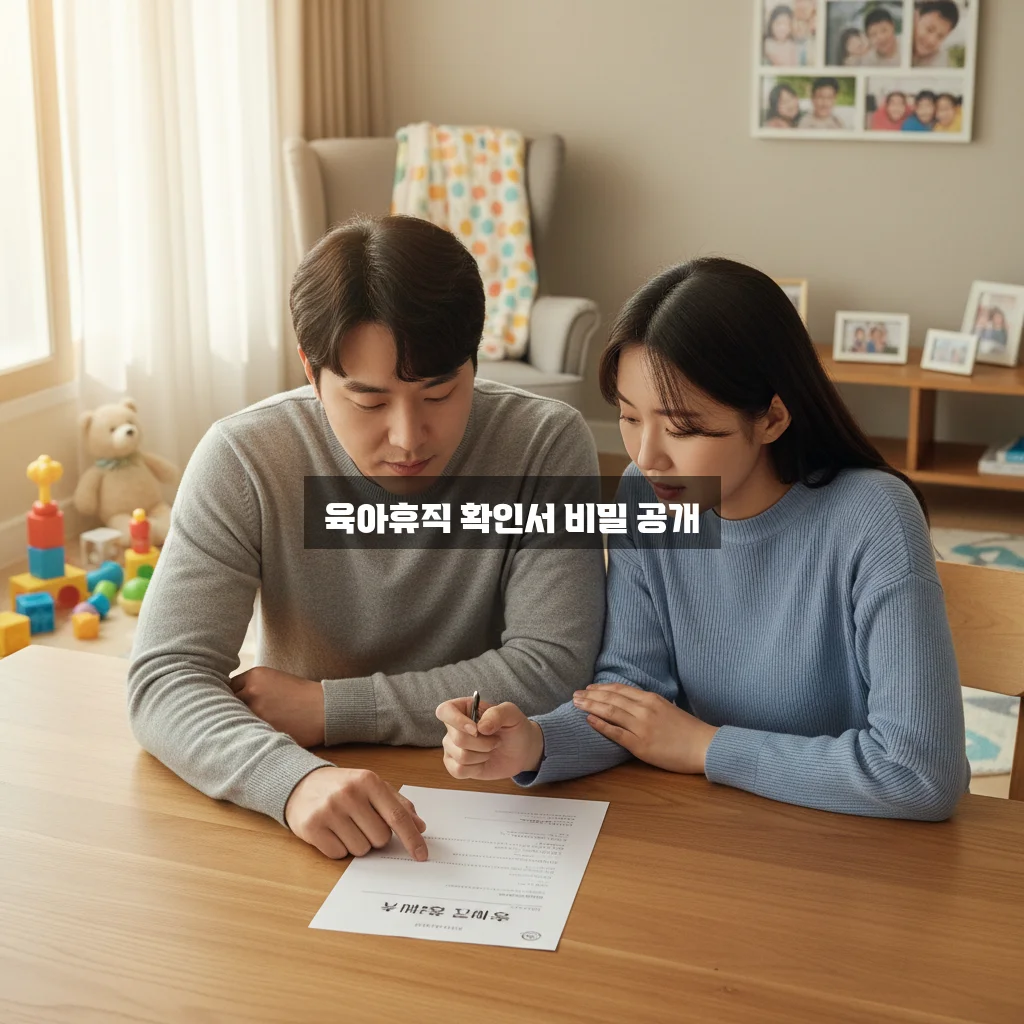육아휴직 확인서 조건 단계별 완벽 가이드 관련 이미지 2