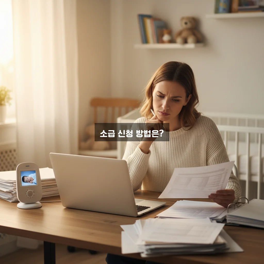 육아휴직급여 소급 신청 비용 완벽 가이드 알아보기 관련 이미지 2