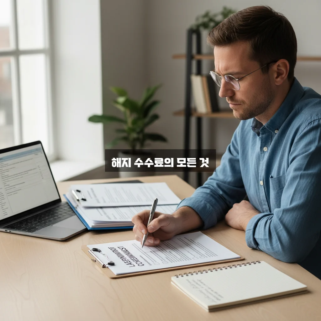 임대차계약 해지 수수료 체크리스트 완벽 가이드 관련 이미지 1