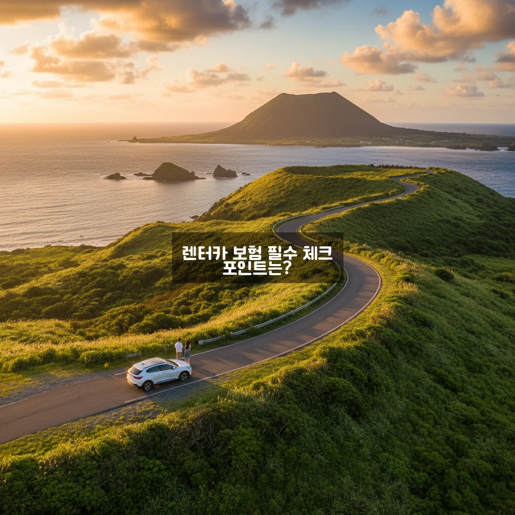 제주 렌터카 보험 추천 체크리스트 완벽 가이드 관련 이미지 1