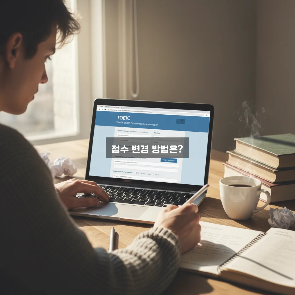 토익 시험 접수 변경 방법 완벽 가이드! 관련 이미지 1