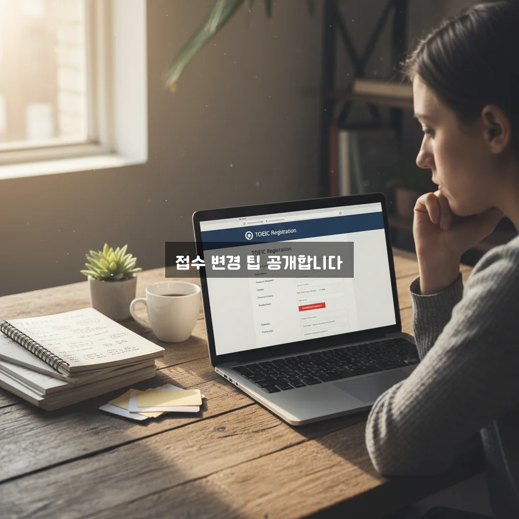 토익 시험 접수 변경 방법 완벽 가이드! 관련 이미지 2